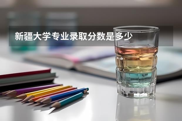 新疆大学专业录取分数是多少